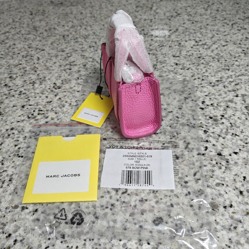 Marc jacobs The Nano Tote Crossbody (bow pink) - Picture 6 of 10
